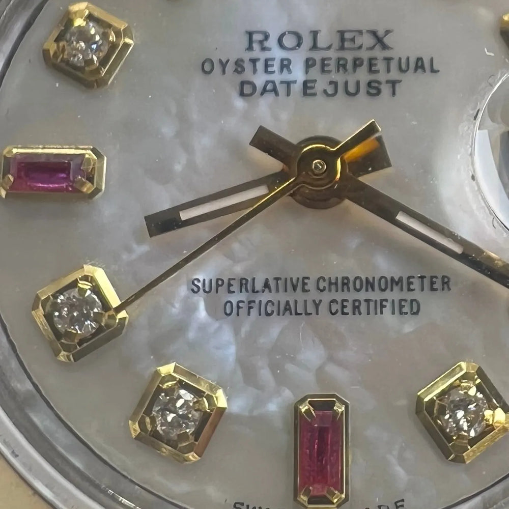 Rolex Lady-Datejust 1989 Diamanter/18K Ref: 69173