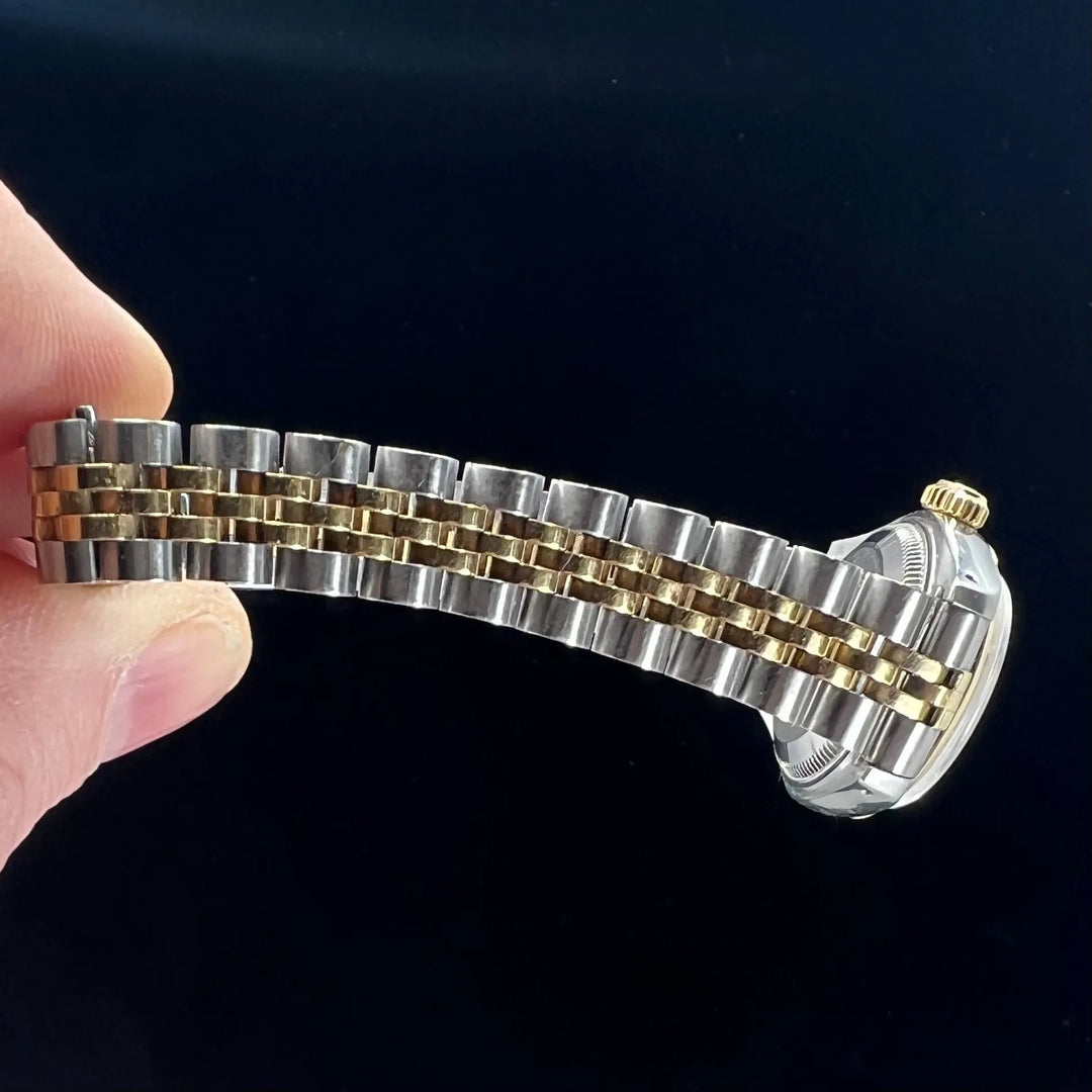 Rolex Lady-Datejust 1989 Diamanter/18K Ref: 69173