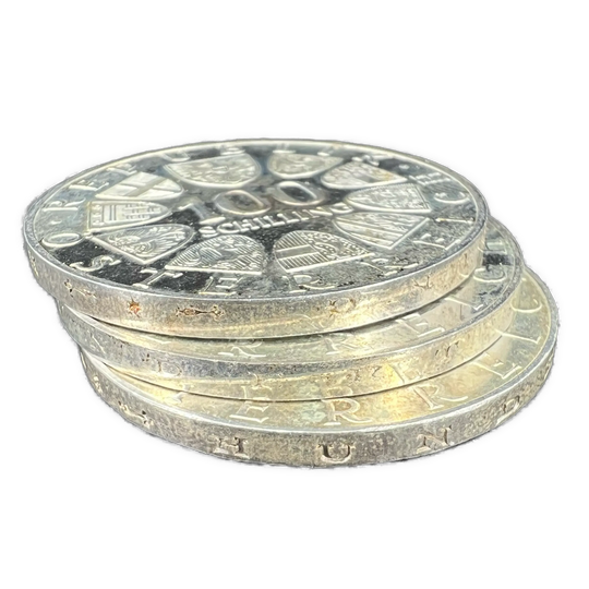 71.4g .925Ag (SPOT) 3x100 Schilling Østerrike 1976-79