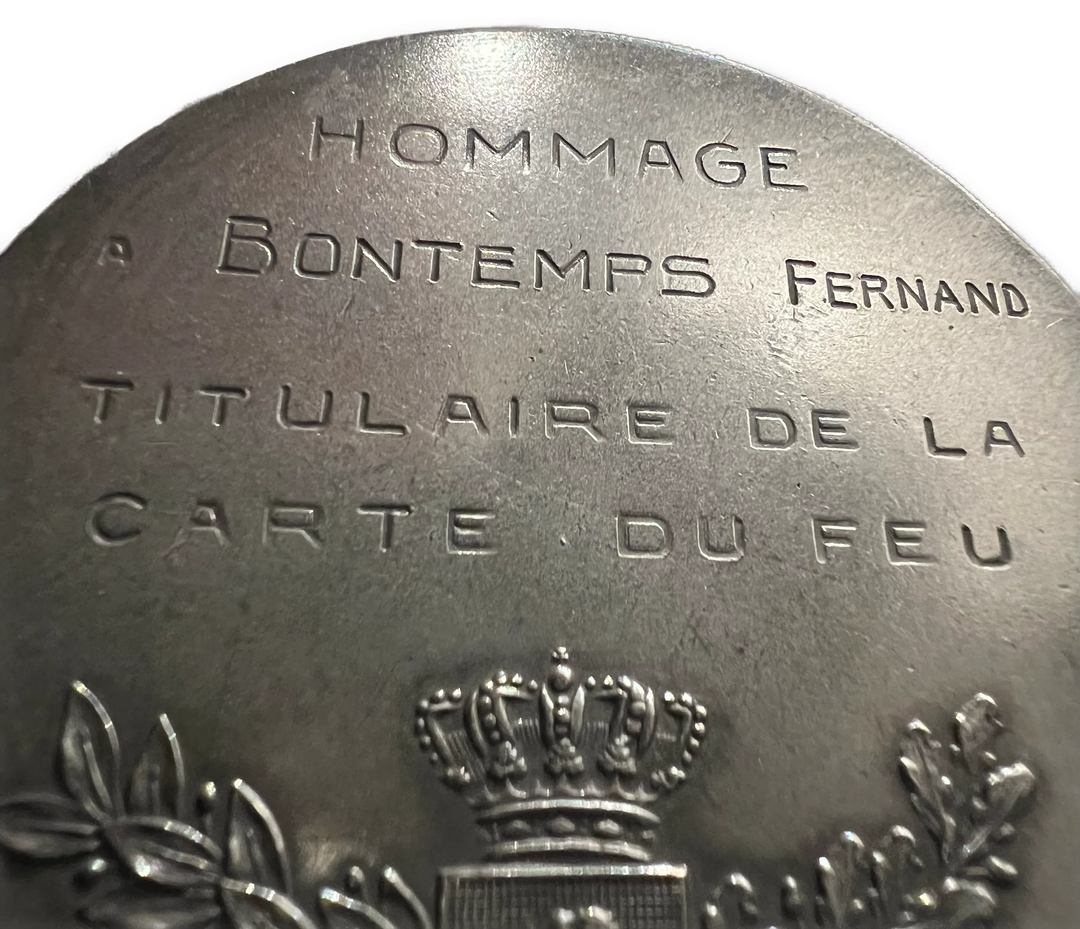 Slaget ved Yser 1914 1.verdenskrig Belgisk minnemedalje i sølvforgylt kobber