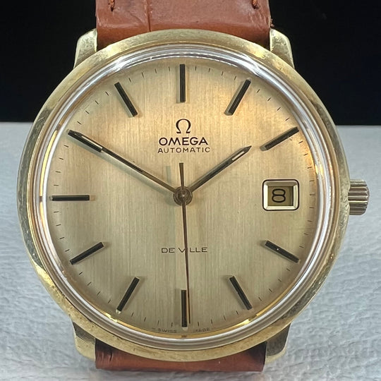 Omega DeVille Automatic 14K gold 1968