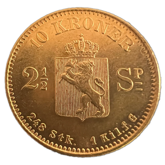 10KR / 2½ Speciedaler 1874 Kv.0/01