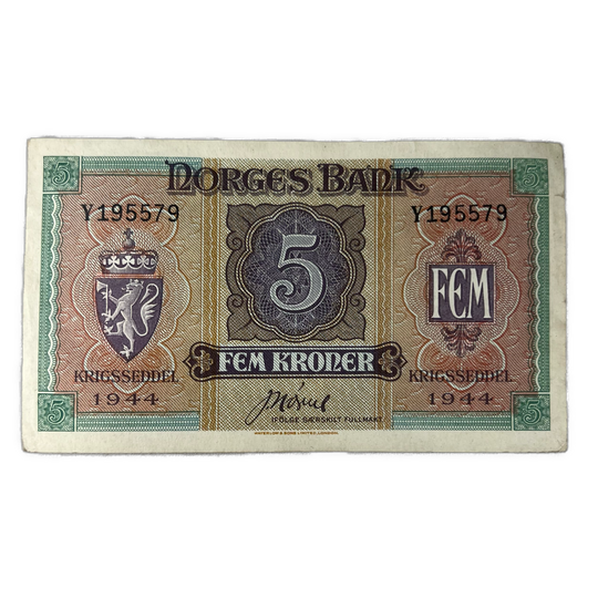 5KR 1944Y London God Kv.1+ (små rifter)