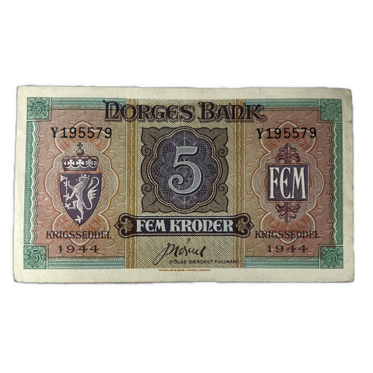 5KR 1944Y London God Kv.1+ (små rifter)
