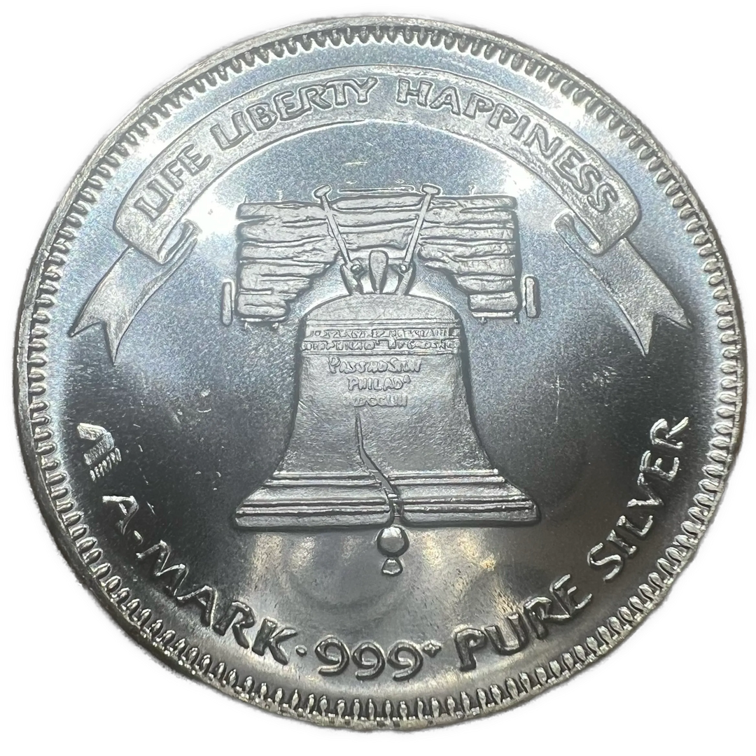 20oz .999Ag i tube 1984 Liberty Silver USA