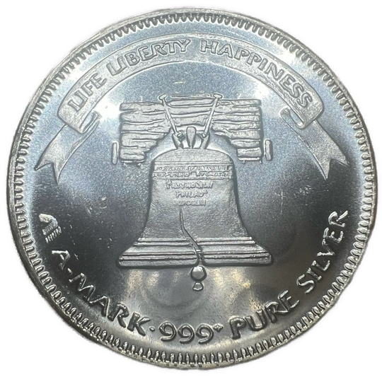 20oz .999Ag i tube 1984 Liberty Silver USA