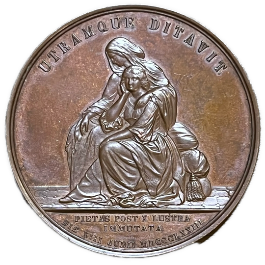 Dronning Josephina 50års jubileum 1873 bronsemedalje