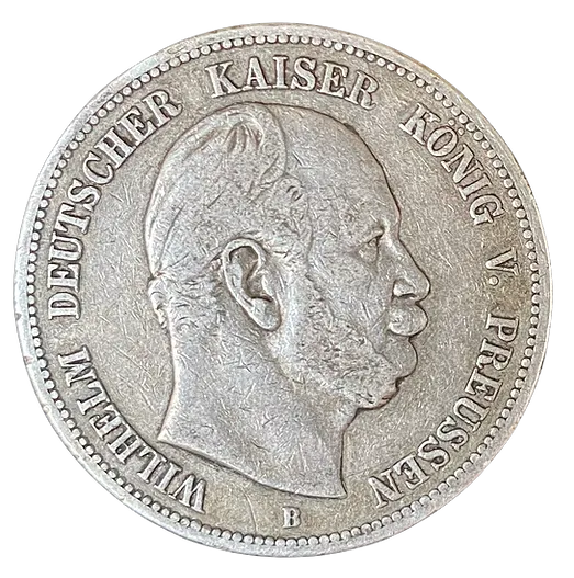 5 Mark 1876 B Deutsches Reich  kv.1