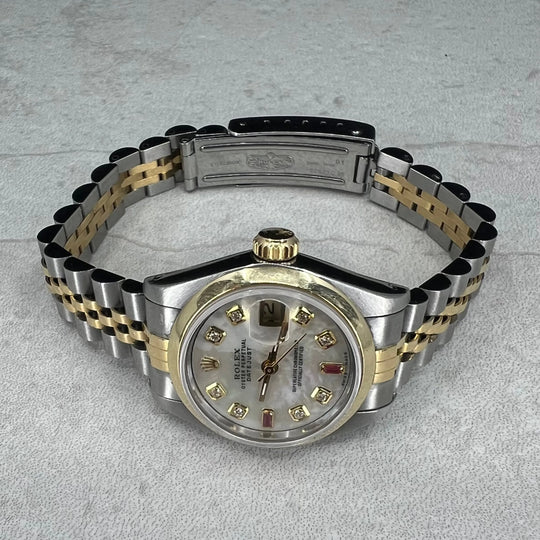 Rolex Lady-Datejust 1989 Diamanter/18K Ref: 69173
