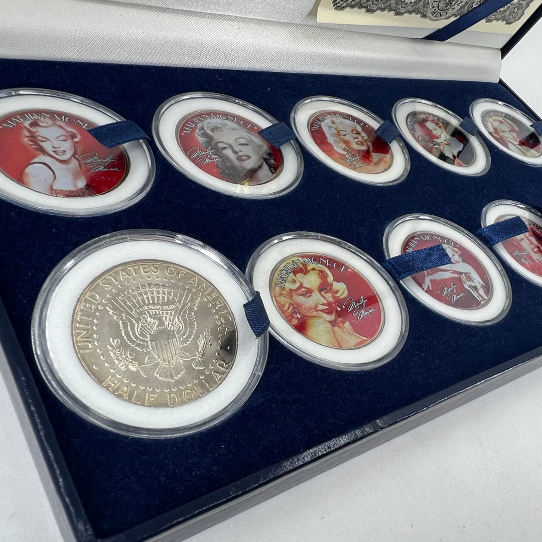 Marilyn Monroe colorized half dollar collection