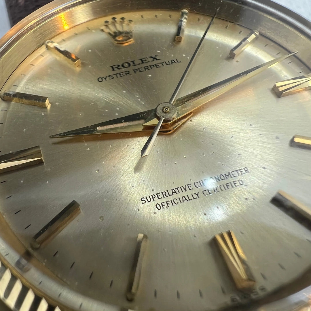 Rolex Oyster Perpetual 34 1963 14K Gold