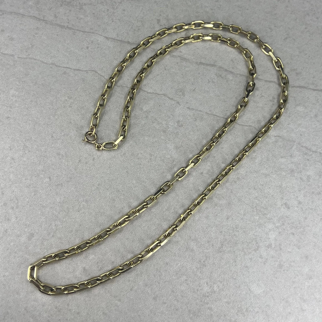 14K gullkjede 68cm (SPOT+5%)