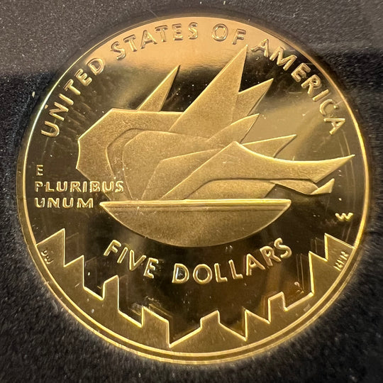 8.36g .900Au (SPOT) $5 USA 2002 Salt Lake Winter Olympics