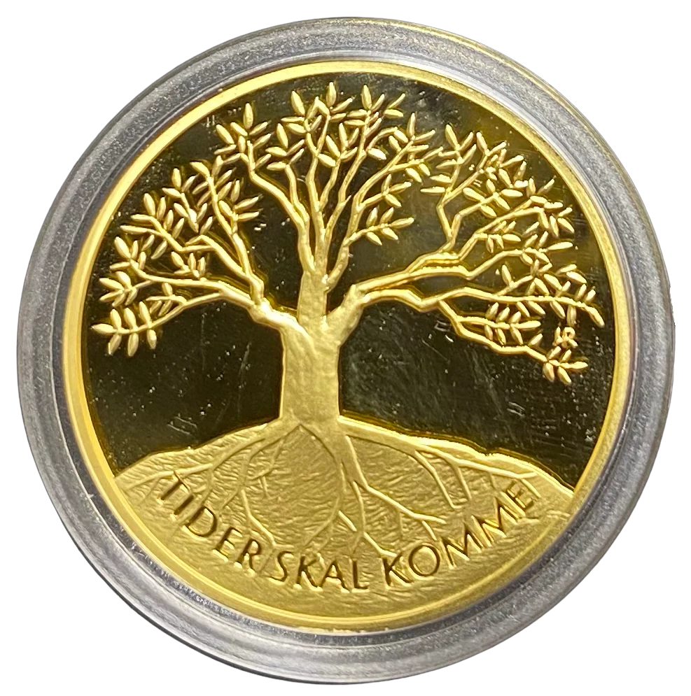 16.97g .917Au (1/2oz) (SPOT)Tusenårsmynten i skrin fra Samlerhuset