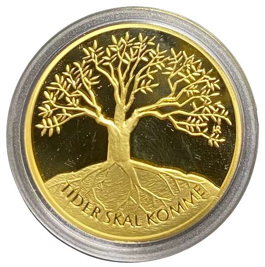 16.97g .917Au (1/2oz) (SPOT)Tusenårsmynten i skrin fra Samlerhuset