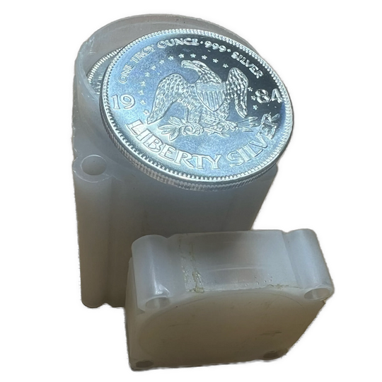 20oz .999Ag i tube 1984 Liberty Silver USA
