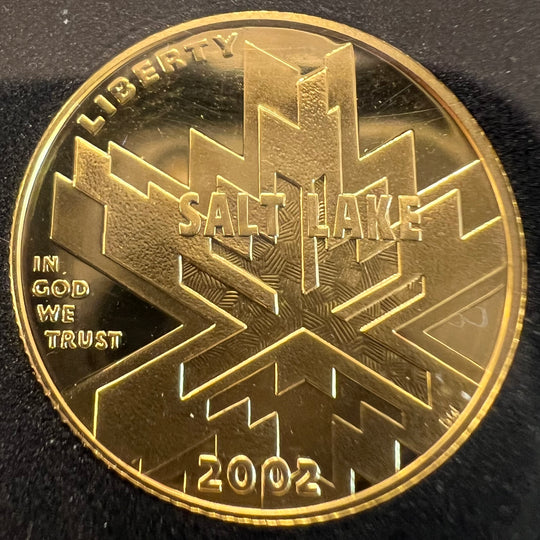 8.36g .900Au (SPOT) $5 USA 2002 Salt Lake Winter Olympics