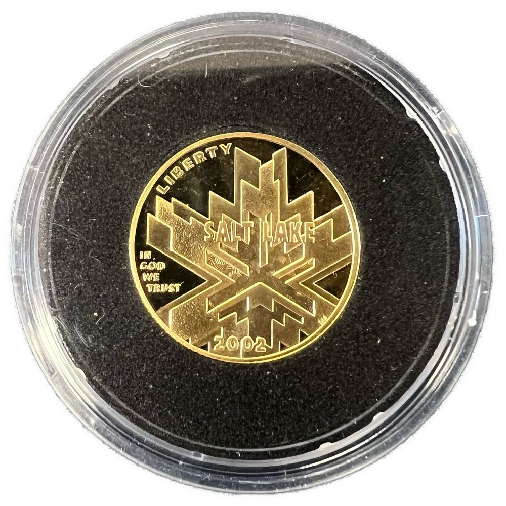 8.36g .900Au (SPOT) $5 USA 2002 Salt Lake Winter Olympics