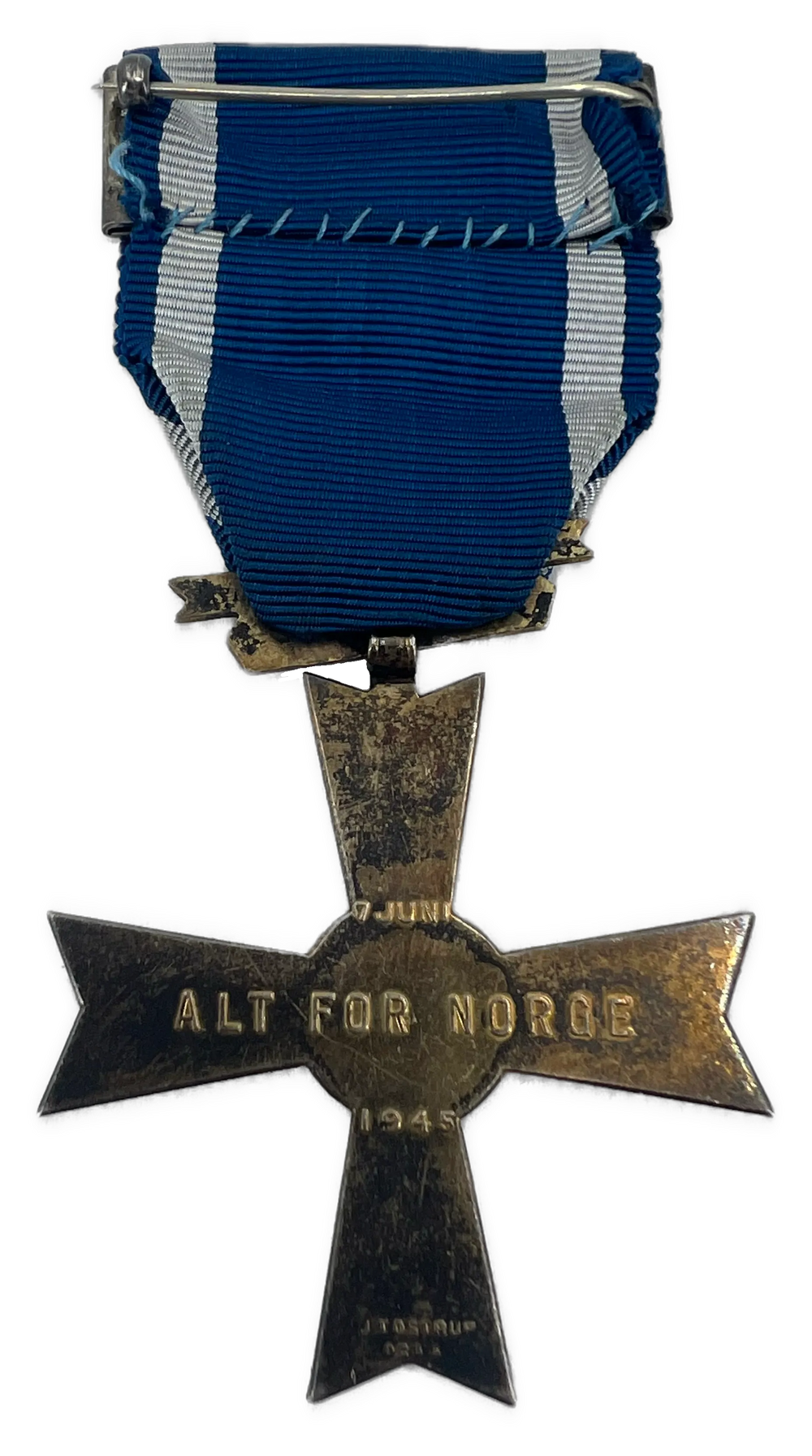 Frihetskorset Haakon VII J. Tostrup 925s