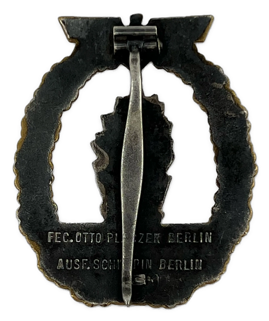 Kriegsmarine minesweeper badge Third Reich