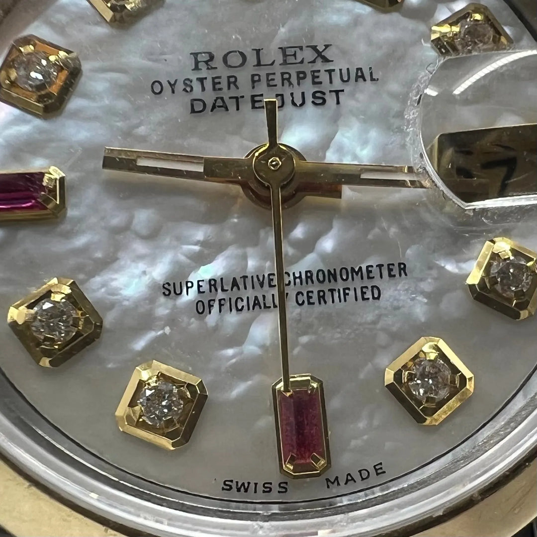 Rolex Lady-Datejust 1989 Diamanter/18K Ref: 69173