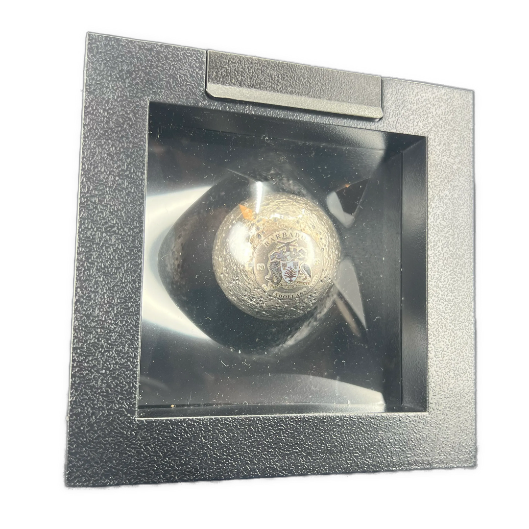 1oz .999Ag Mercury Spherical Coin $5 Barbados