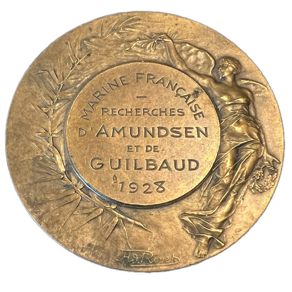 Latham Medaljen Frankrike 1928 Amundsen