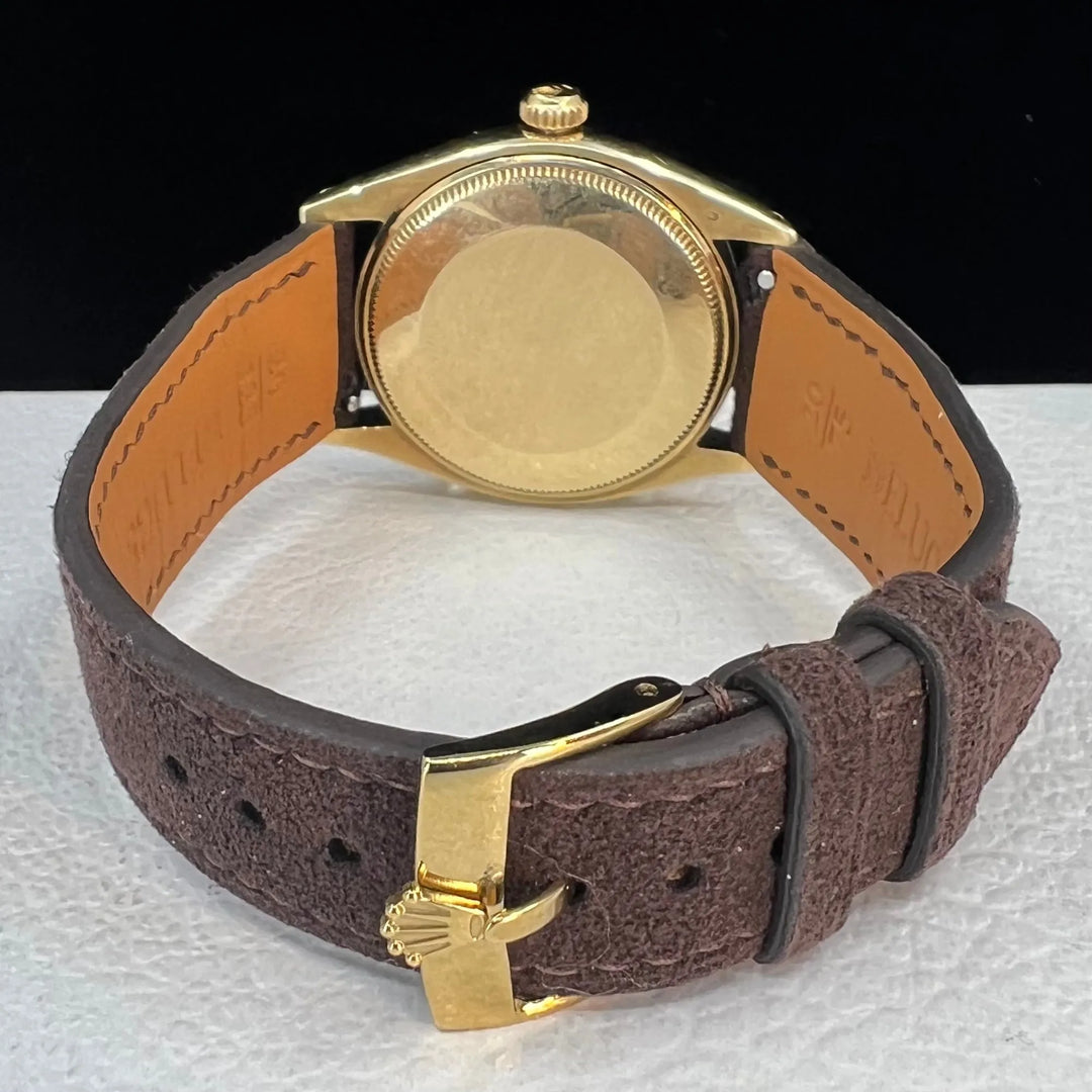 Rolex Oyster Perpetual 34 1963 14K Gold