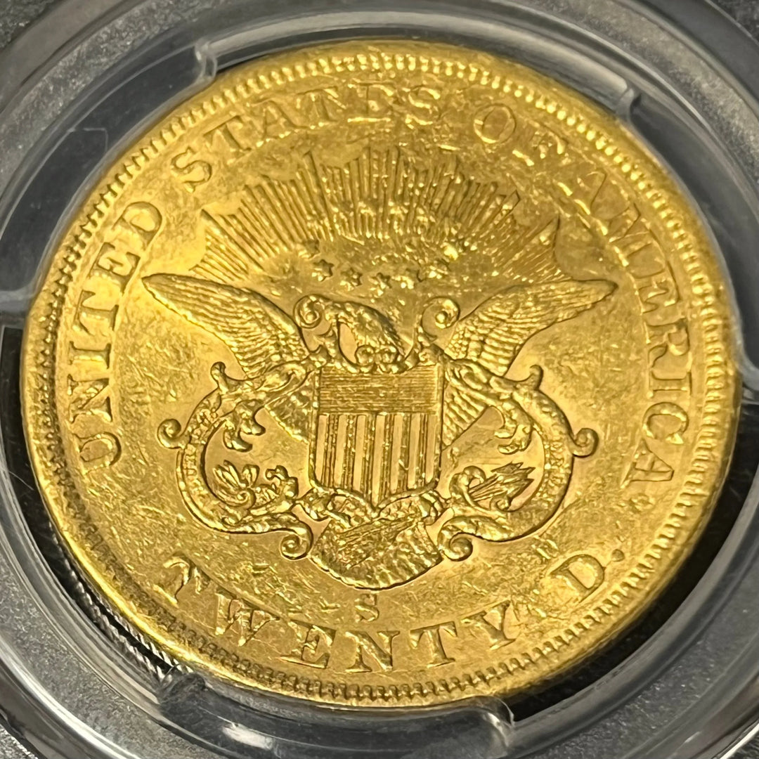 $20 1862-S PCGS AU53
