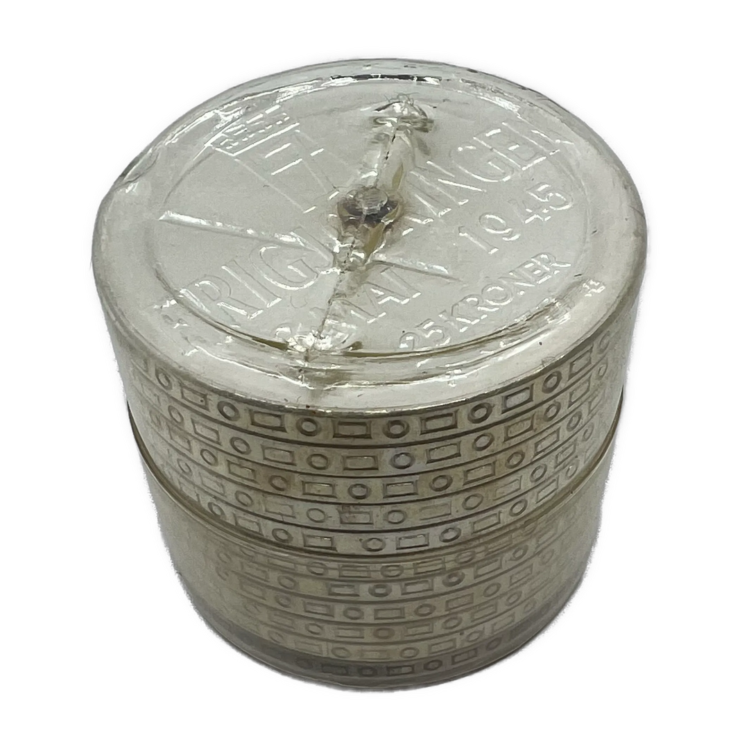 290g .875Ag (SPOT) 10stk 25Kr 1970 i rull