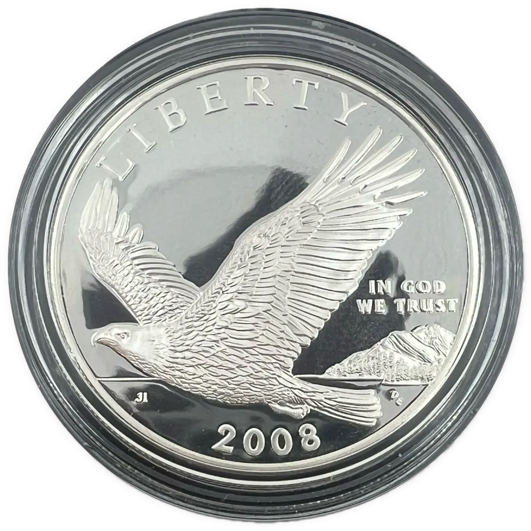 26.7g .900Ag (SPOT+2%) $1 2008 Bald Eagle Commemorative Coin Program