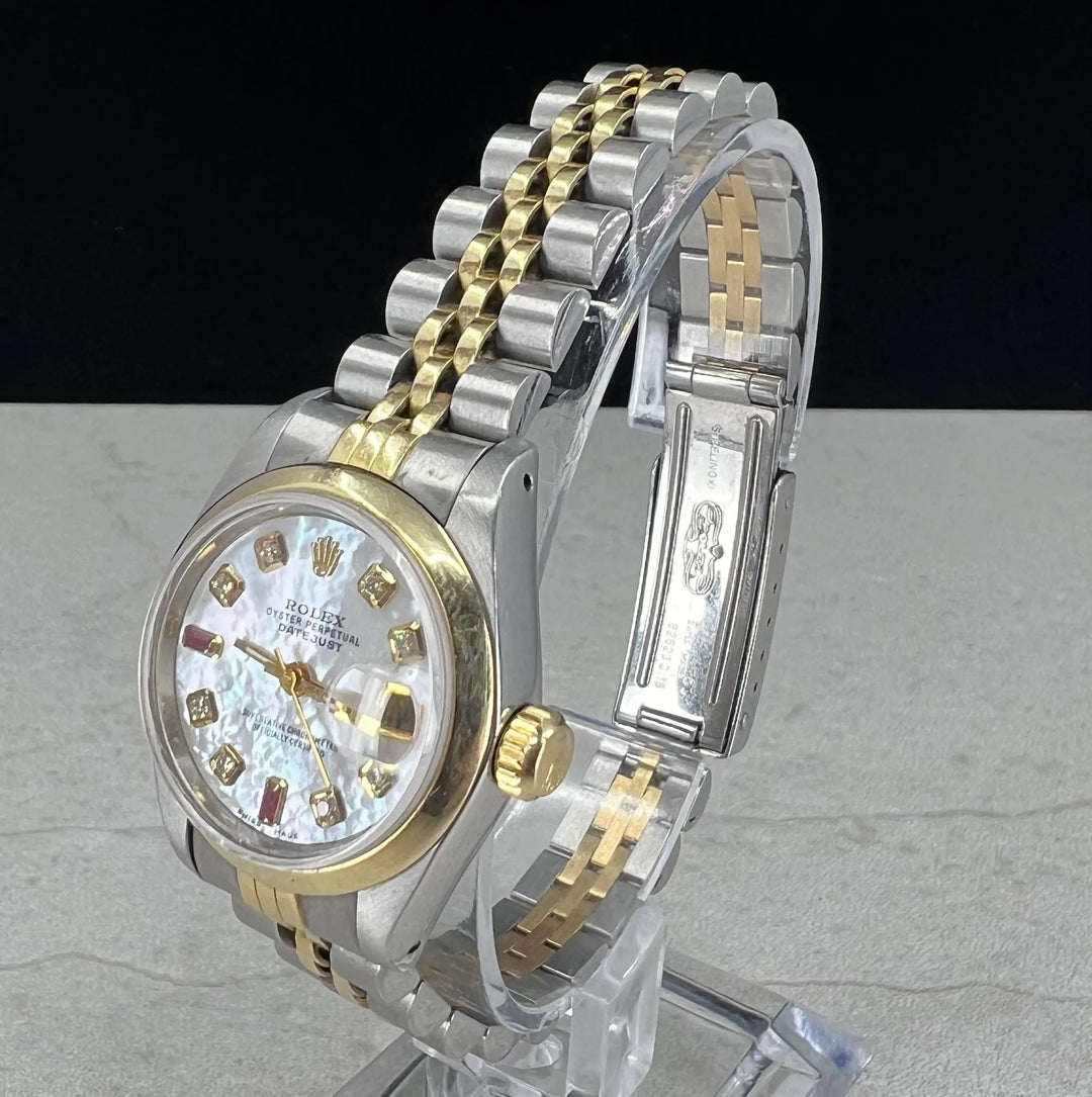 Rolex Lady-Datejust 1989 Diamanter/18K Ref: 69173