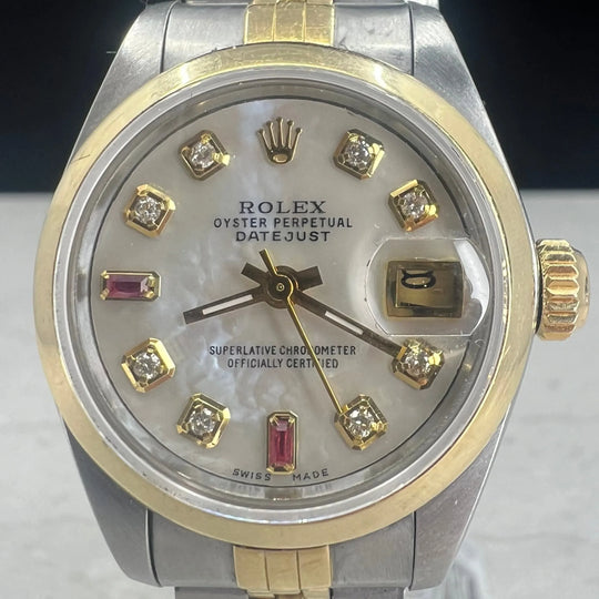 Rolex Lady-Datejust 1989 Diamanter/18K Ref: 69173