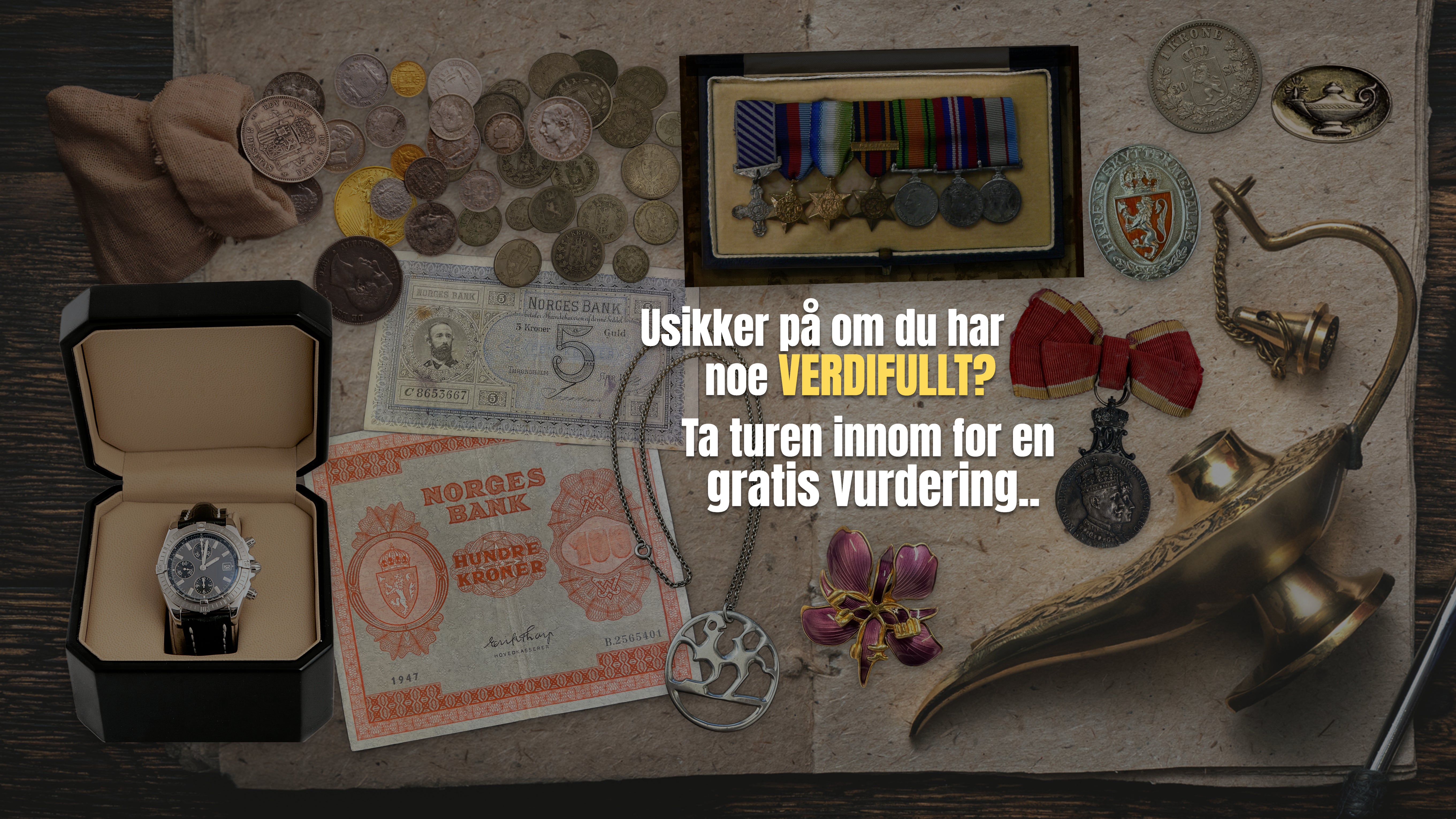 Aladdin Gull Sølv og Mynter – Aladdin WebShop
