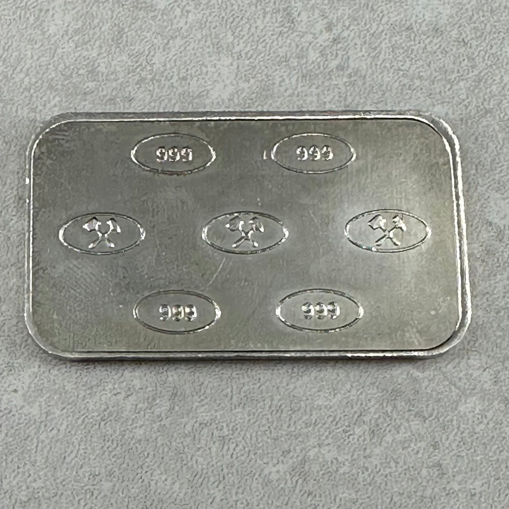 1oz .999Ag Johnson Matthey Barre