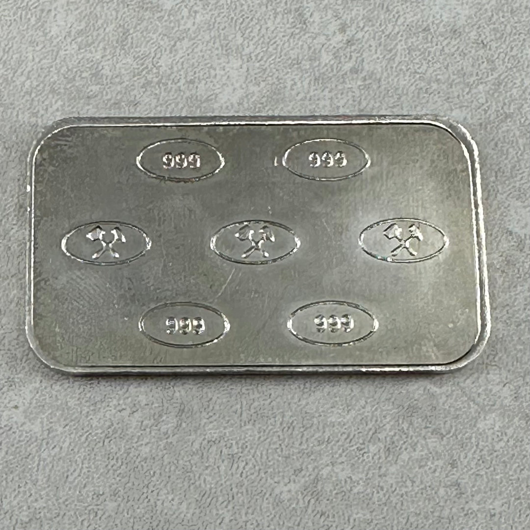 1oz .999Ag Johnson Matthey Barre