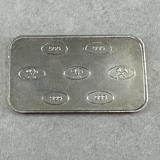 1oz .999Ag Johnson Matthey Barre