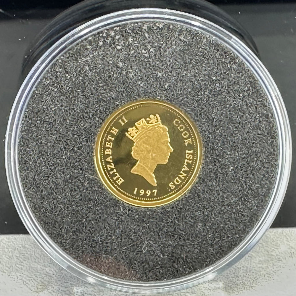 1/25oz .999Au Cook Islands 1997