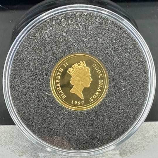 1/25oz .999Au Cook Islands 1997