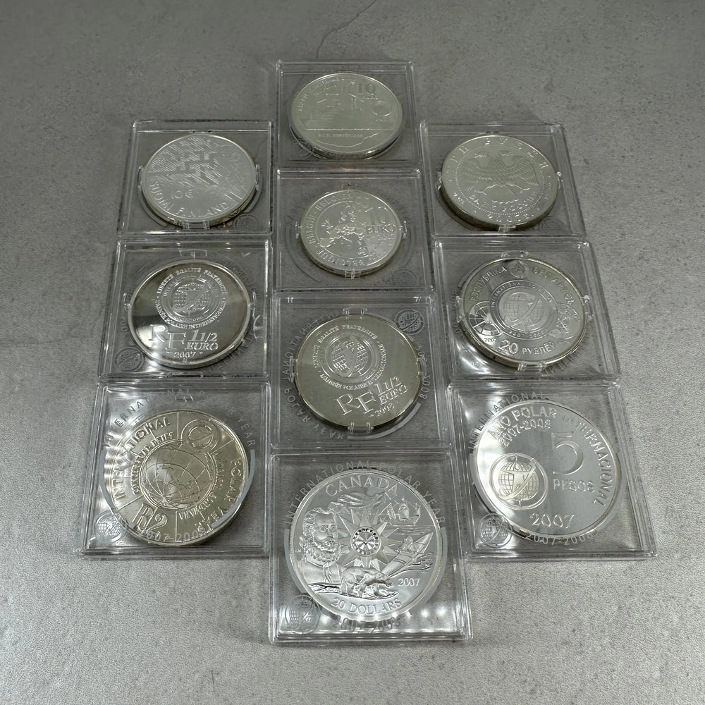 245,1g .999Ag (SPOT) commemorative coins polar year 2007/2008