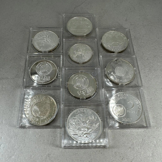 245,1g .999Ag (SPOT) commemorative coins polar year 2007/2008