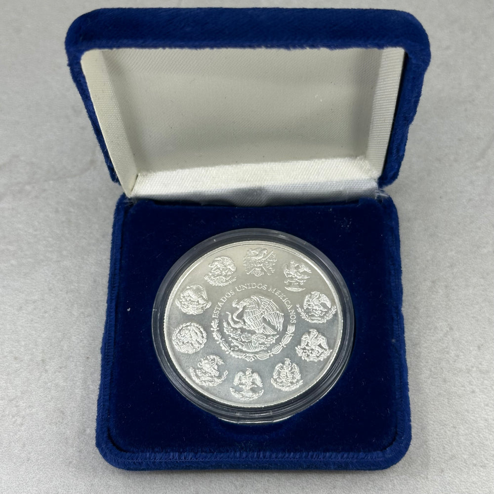 1oz .999Ag 5 pesos 2001(Casa de Mondeo de Mexico)(Animales en Peligro)