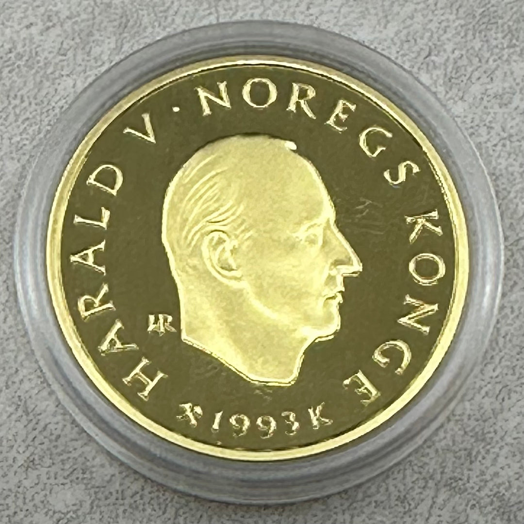 16,96g .917Au 1500kr Norge 1993 Lillehammer OL