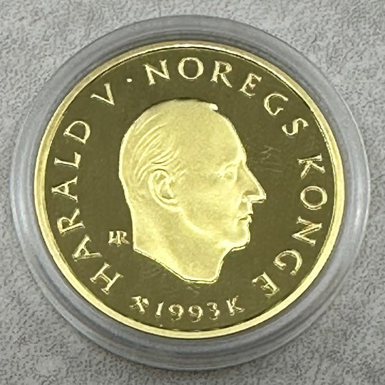 16,96g .917Au 1500kr Norge 1993 Lillehammer OL