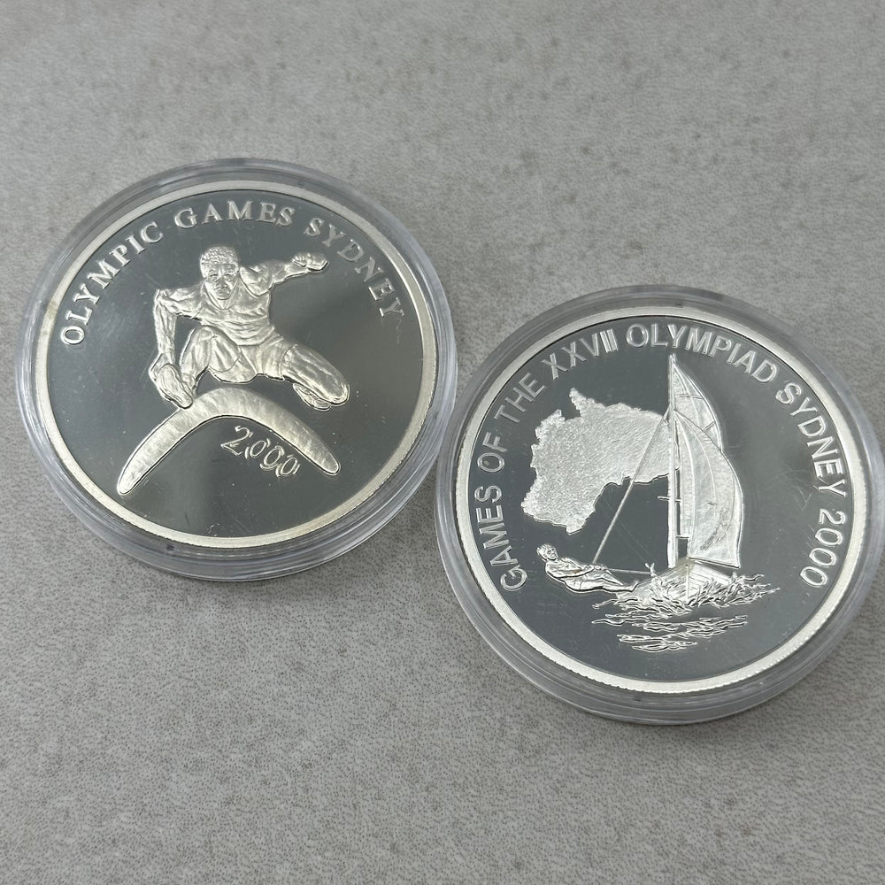 62,2g .925Ag(SPOT)Commemorative coins Sydney OL 2000
