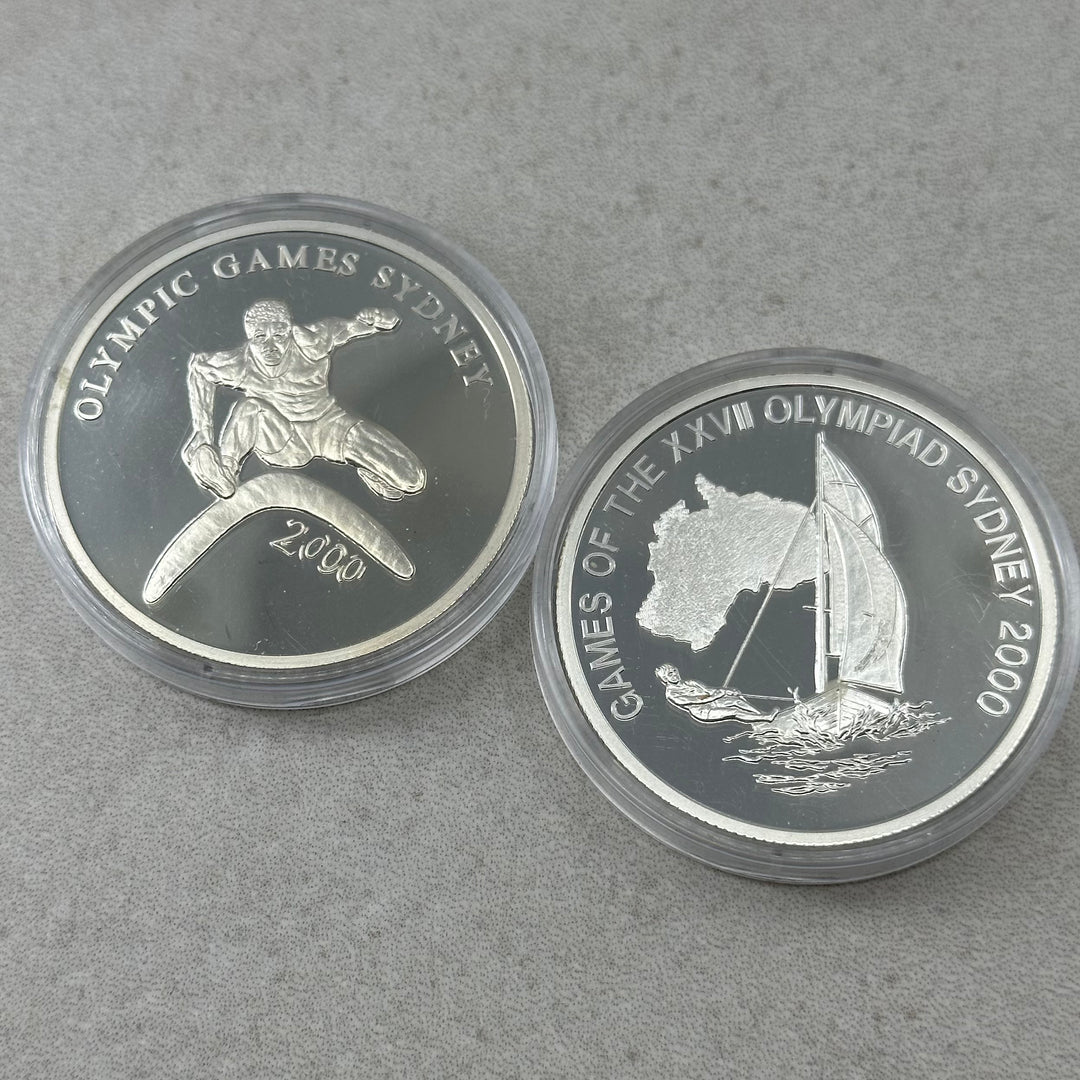 62,2g .925Ag(SPOT)Commemorative coins Sydney OL 2000