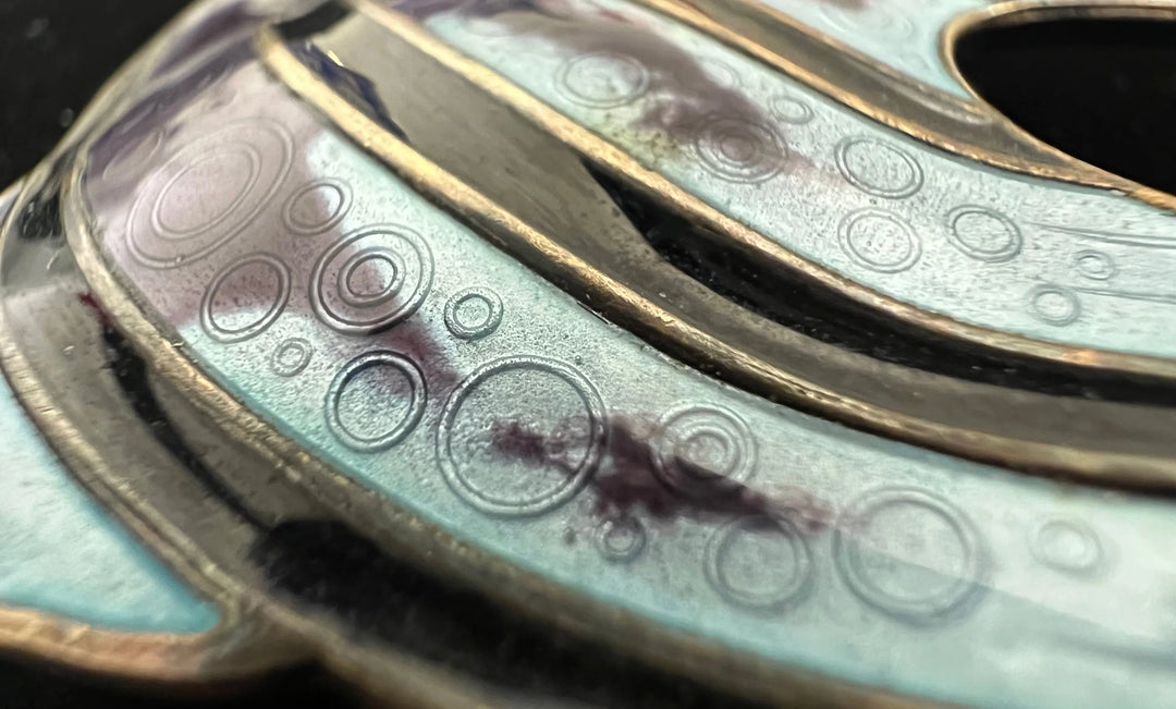 925s brosje D-A W.Winnæs 5x4.5cm