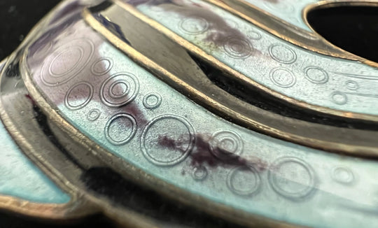 925s brosje D-A W.Winnæs 5x4.5cm