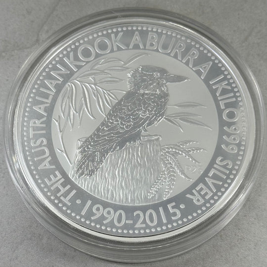 1Kg .999Ag Australian Kookaburra 2015