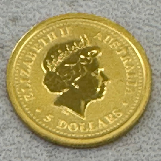 1/20oz .999Au Australian Nugget 2001